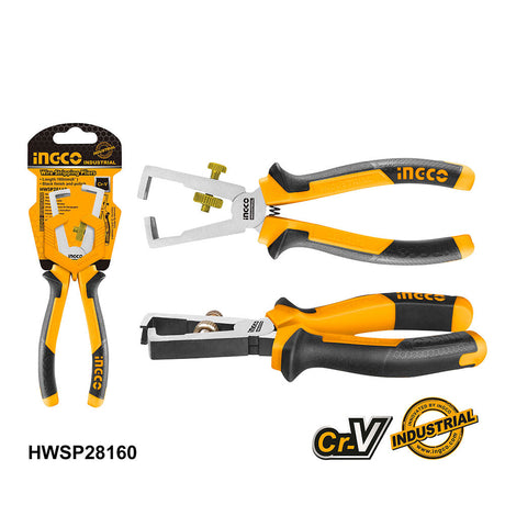 Ingco 6 Inch Wire Stripping Pliers HWSP28160 - Winland Depot