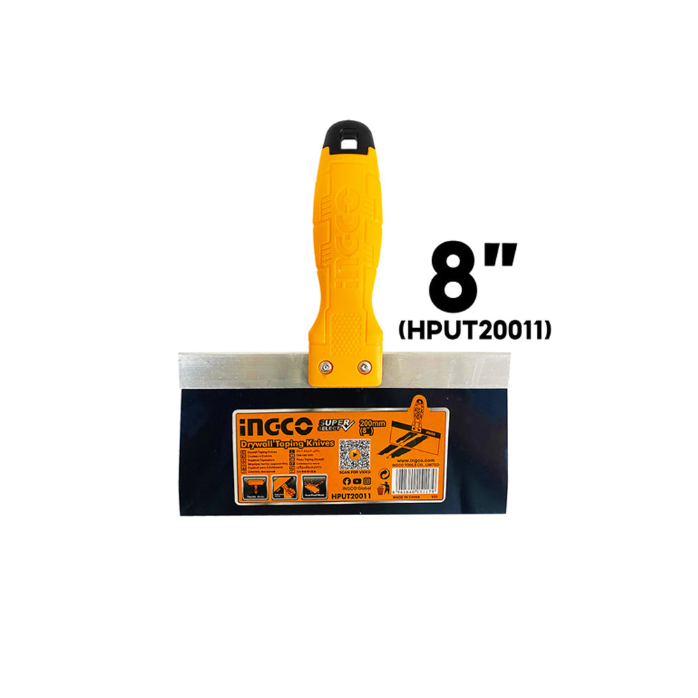 Ingco 8 Inch Drywall Taping Knife Trowel Paint Cleaner HPUT20011 - Winland Depot
