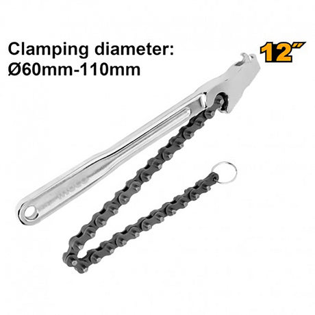 Ingco 12 Inch (60 - 110mm) Chain Pipe / Piping Wrench HBPW1208 - Winland Depot