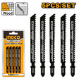 Ingco 5PCS Jigsaw Blade JSBT111C - Winland Depot