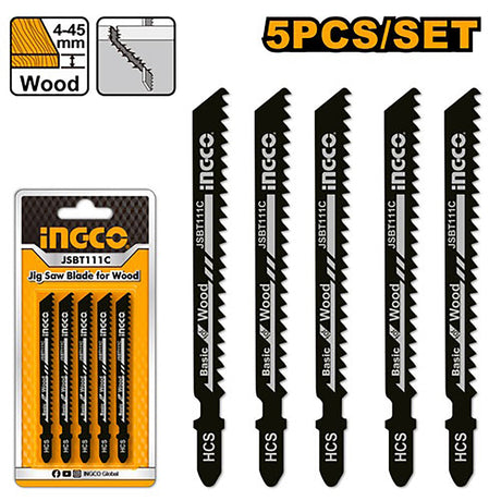 Ingco 5PCS Jigsaw Blade JSBT111C - Winland Depot