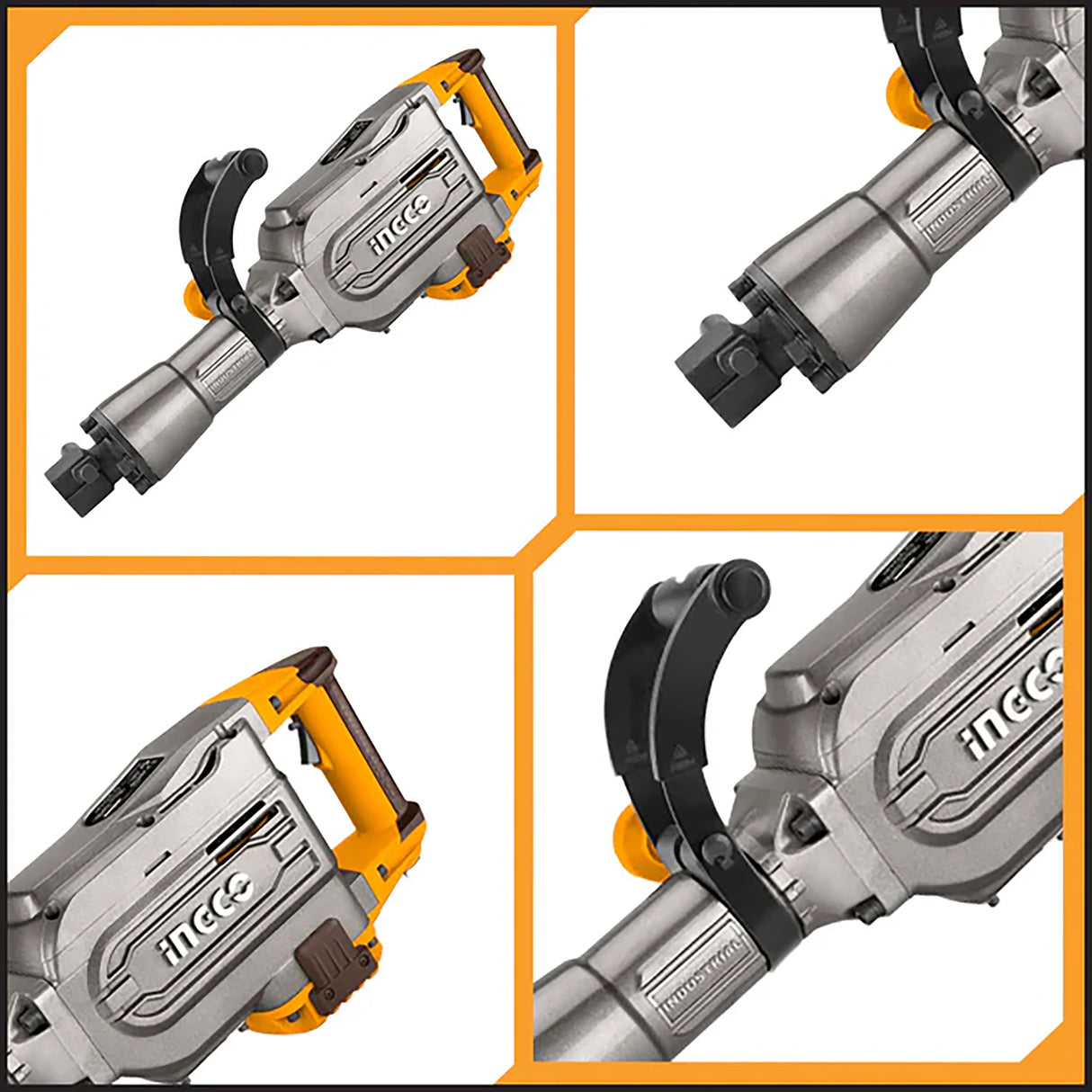 Demolition Breaker 1700W 2pcs Chisels (220-240V / 1400bpm) PDB170082 ING-PT