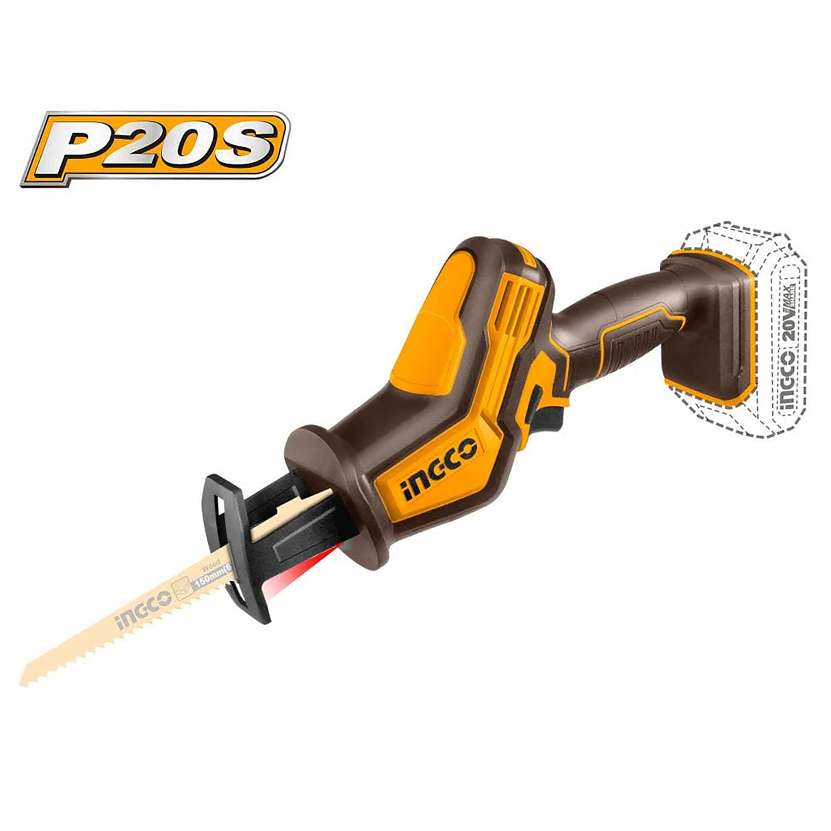 P20S/20V Lithium-Ion Cordless Reciprocating Saw CRSLI6508