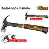 Claw Hammer 16oz/450g to 20oz/560g With Anti-Shock Handle ING-HT
