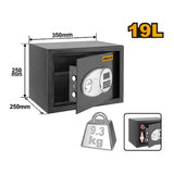 Ingco Electronic Safe Volume: 19L External Dimensions ESF2502 ING-HT