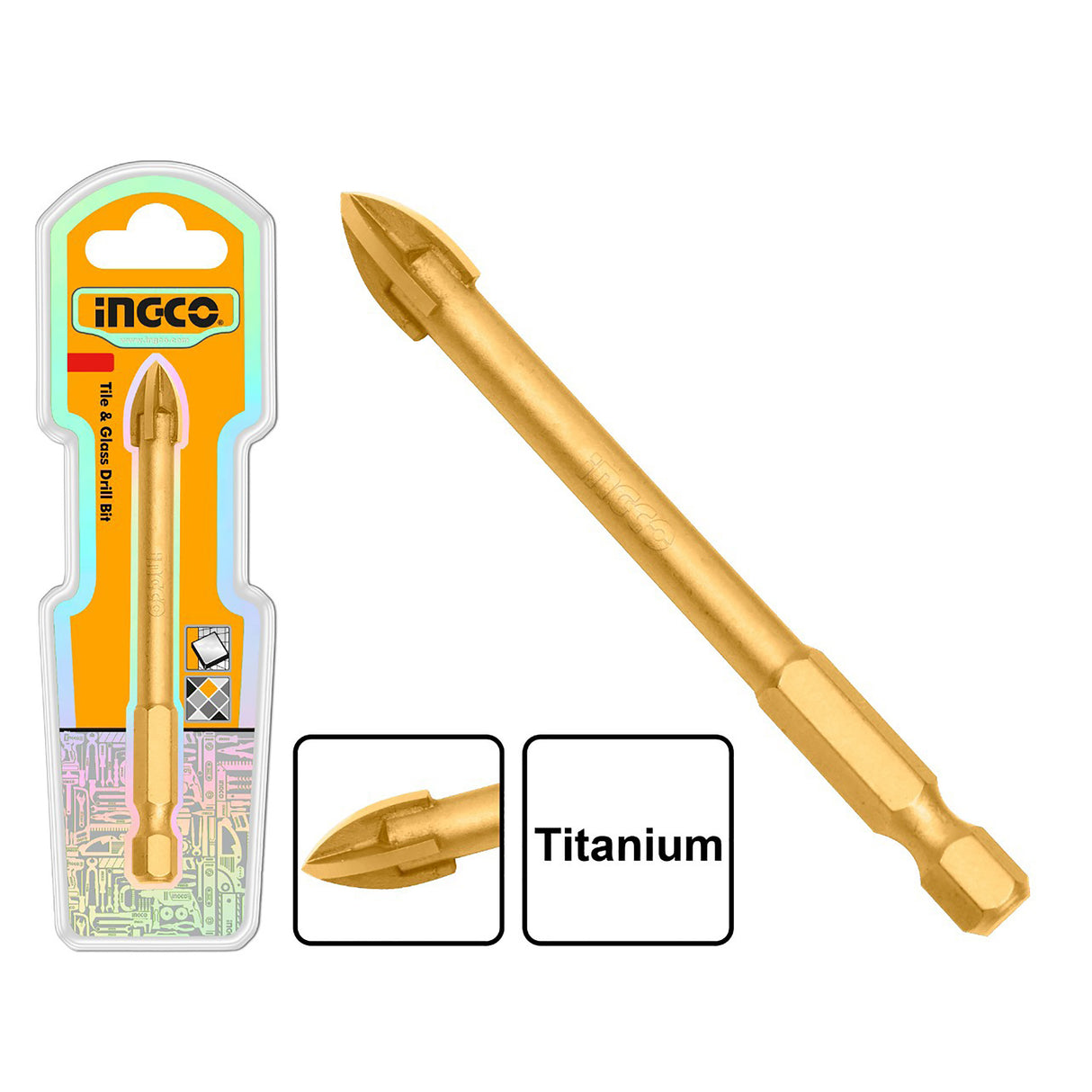 Tile and Glass Drill Bit 10 x 85mm DBG1131008 ING-HT