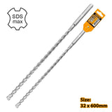 SDS MAX Masonry Hammer Drill Bit 32x600x800 Single Flute Concrete Drill ING-HT