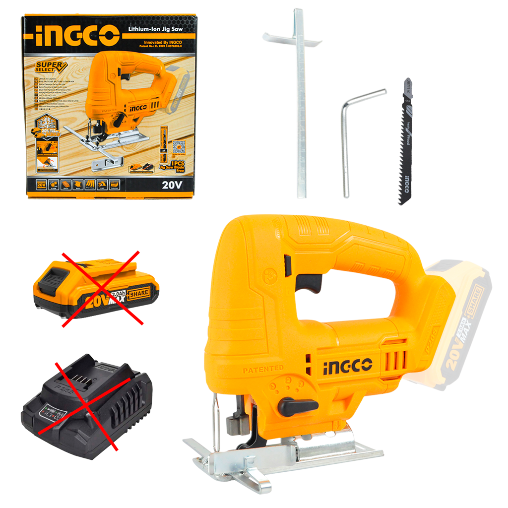 20V Lithium-Ion Cordless Jig Saw With & W/out Battery & Charger P20S