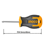 Ingco Industrial Mini Phillips and Slotted Screwdriver Round Shank ING-HT