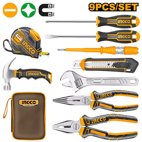 Ingco 9pcs hand tools set HKTH10809 / HKTH20809 ING-HT