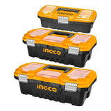 3pcs Plastic Tool Box Set with Removable Tray PBXK0301 / PBXK0302 ING-HT