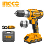 20V Li-Ion Cordless Impact Drill P20S POWERSHARE w/2 Batteries CIDLI200215 ING-CT