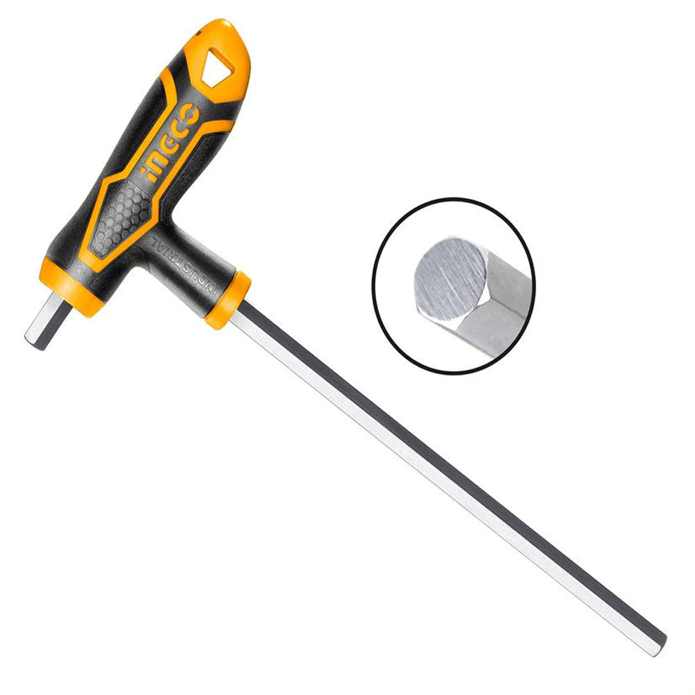 Industrial T-Handle Hex Key Wrench CR-V ING-HT