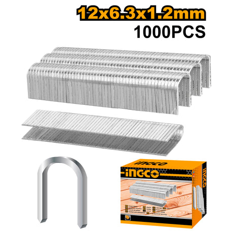 Ingco Staple Wires for Gun Tacker 7mm x 8mm | 7mm x 10mm 1000PCS/SET STS0108 | STS0110