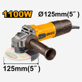 900 watts Angle Grinder 100mm(4") / 125mm(5") AG900283 / AG90028 / AG110028 ING-PT