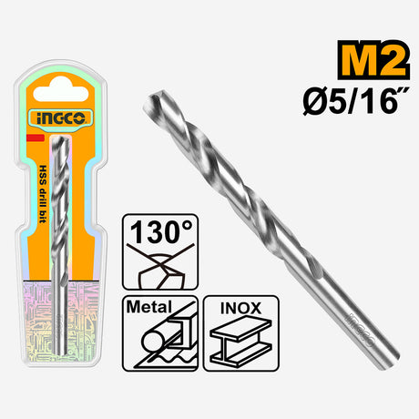 Ingco M2 HSS Drill Bits 1/2-Inch to 5/16-Inch ING-HT