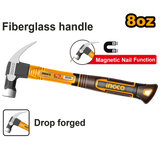 Claw Hammer 8oz/220g | 16oz/450g | 20oz/560g Strong Three-Color Fiberglass Handle ING-HT