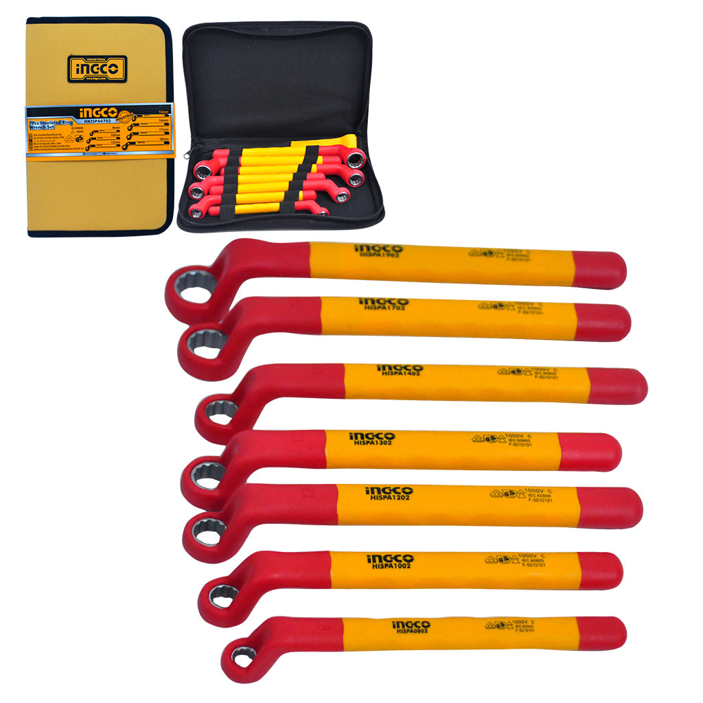 7 Pcs Insulated Ring Wrench Set HKISPA0702