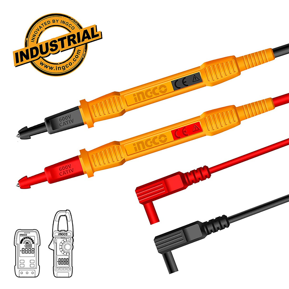 INGCO 1000V CAT test leads wire cable 100cm x 150mm HTL31001
