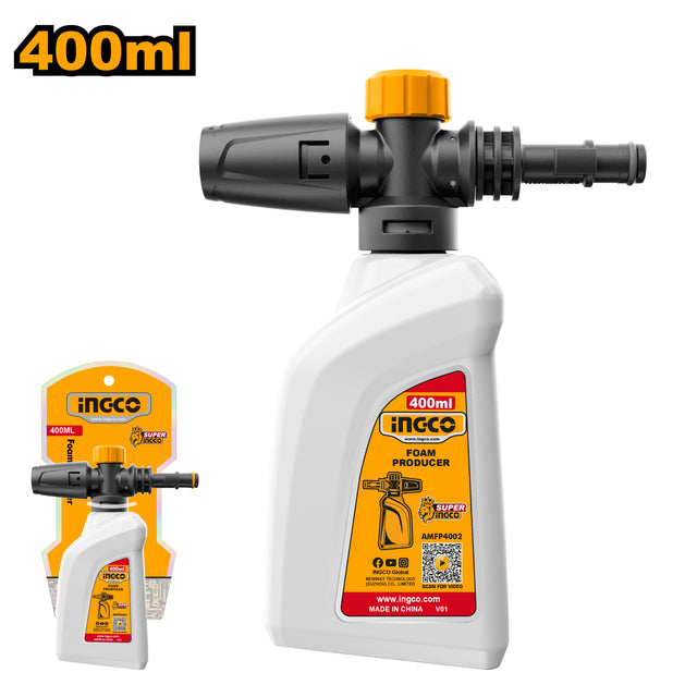 INGCO 400ml foam producer attachment for spray gun 125x85x196mm – AMFP4002