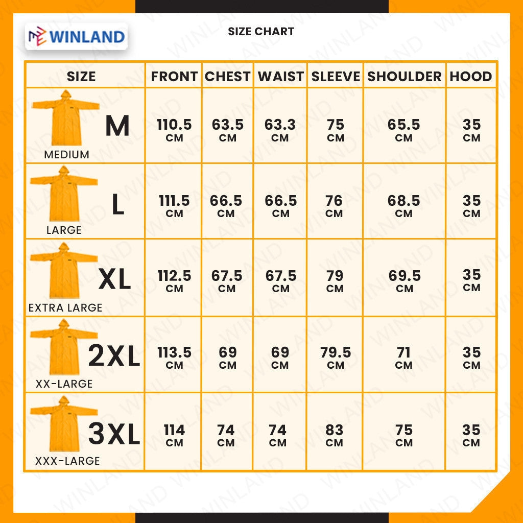 Rain Coat 100% New PVC Material (XXXL) HRCTL031.XXXL ING-RC
