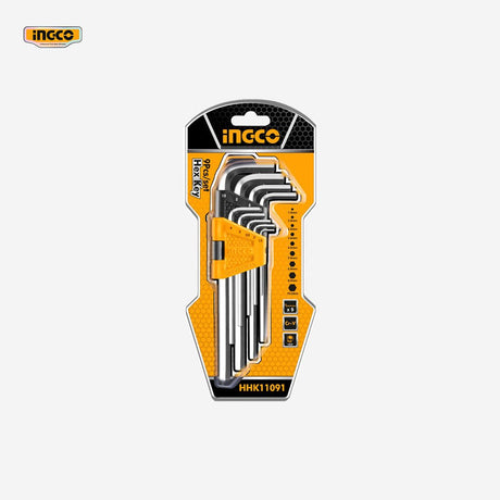 Ingco 9 Pcs / Set Hex Allen Wrench Key HHK11091 - Winland Depot