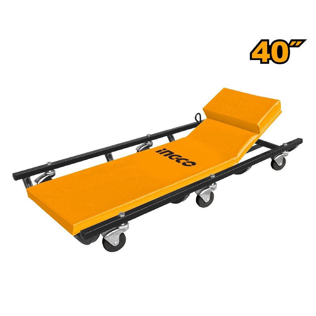 40 Inch Sliding Workshop Trolley Seat Creeper Garage Auto Car Repair HACC040