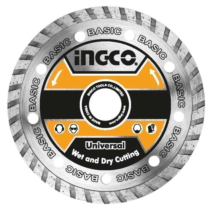 Wet and Dry Turbo Diamond Disc 4" for Angle Grinder DMD031002 ING-HT