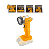 P20S 20V Li-Ion Cordless Work Lamp Flashlight 1.5W-3.2W-5W