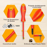 10pcs Insulated Hand Tools Set 1000V VDE HKTV01S101 ING-HT