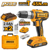 Ingco Ingco P20S 20V Lithium-Ion Cordless Impact Drill CIDLI20031 / CIDLI201452 ING-CT