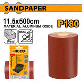 Aluminum Oxide Sandpaper Size: 11.5 x 500cm Grit: 40-240 PER ROLL ING-HT