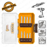 INGCO 8pcs tungsten carbide rotary burrs set for die grinders