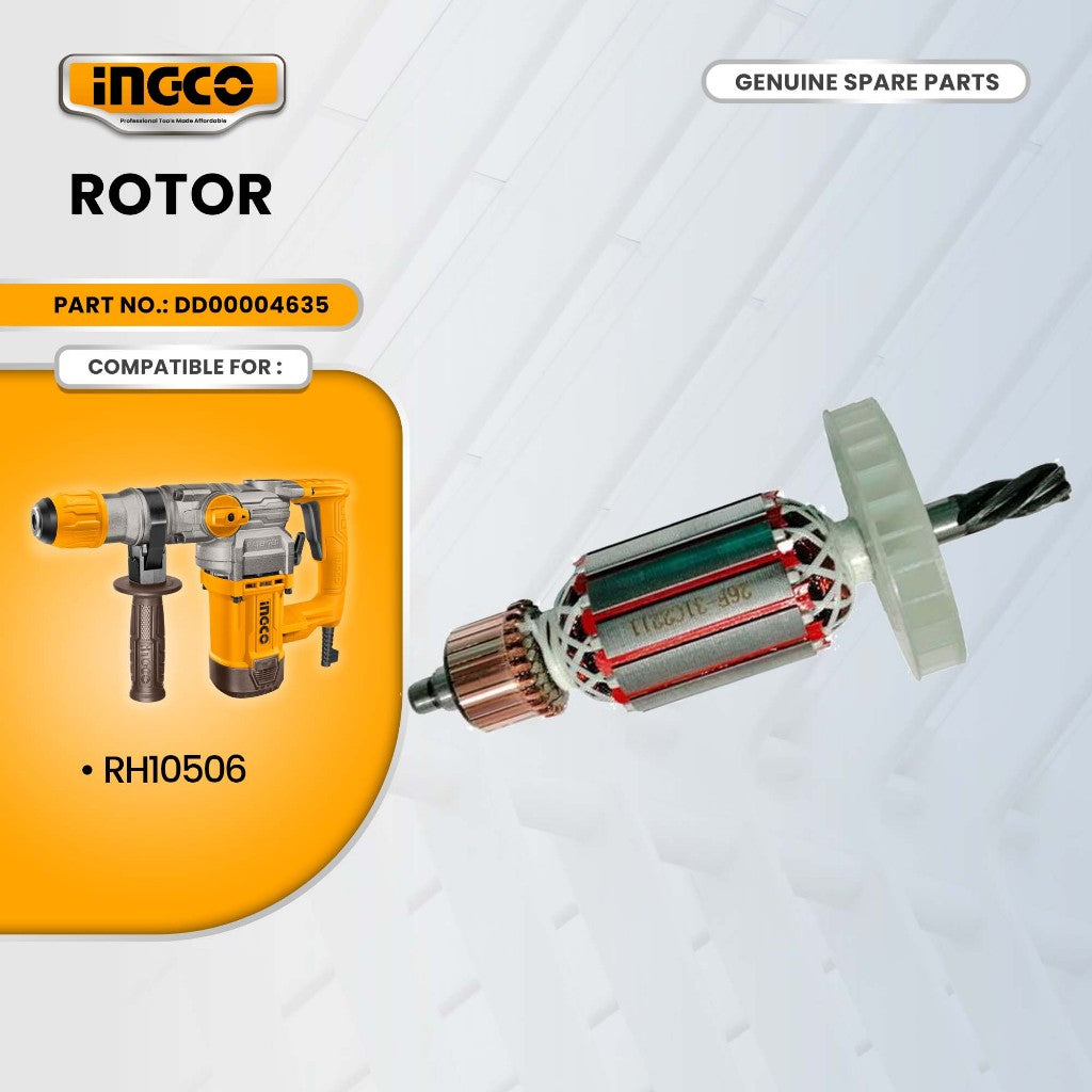 INGCO DD00004635 Rotor for RH10506  Rotary Hammer 1050W ING-SP
