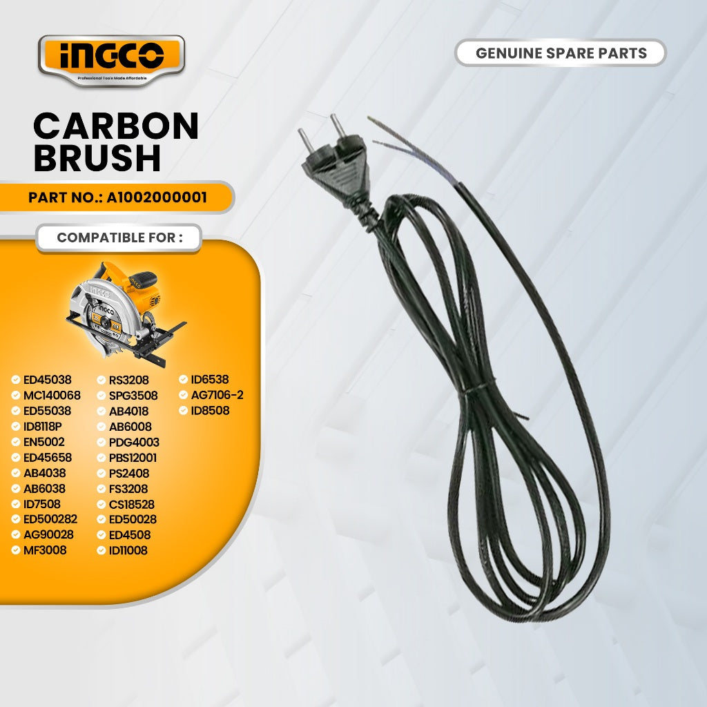 INGCO A1002000001 Power cable 2M  EN5002 Electric Scissors 2.5MM 500W ING-SP