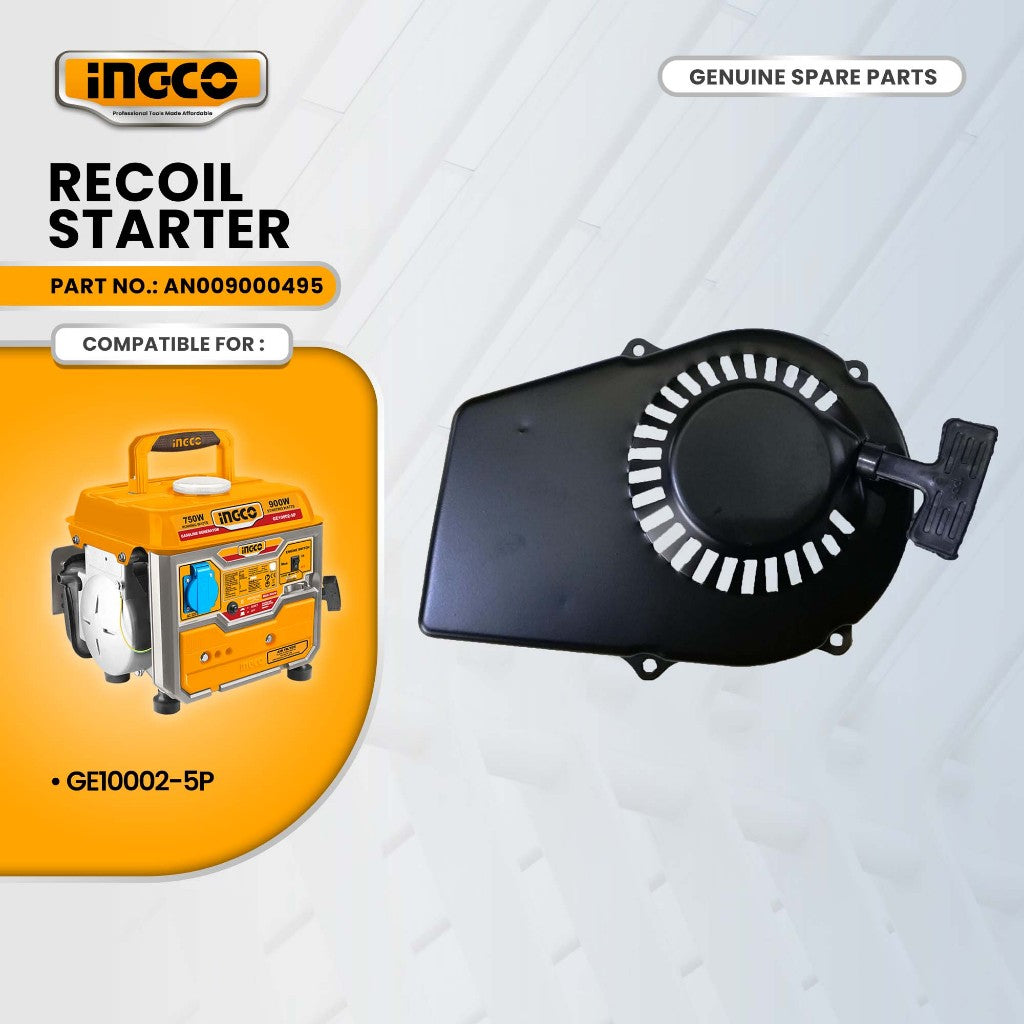 INGCO AN009000495 Recoil Starter for GE10002-5P Gasoline Generator 1KVA ING-SP