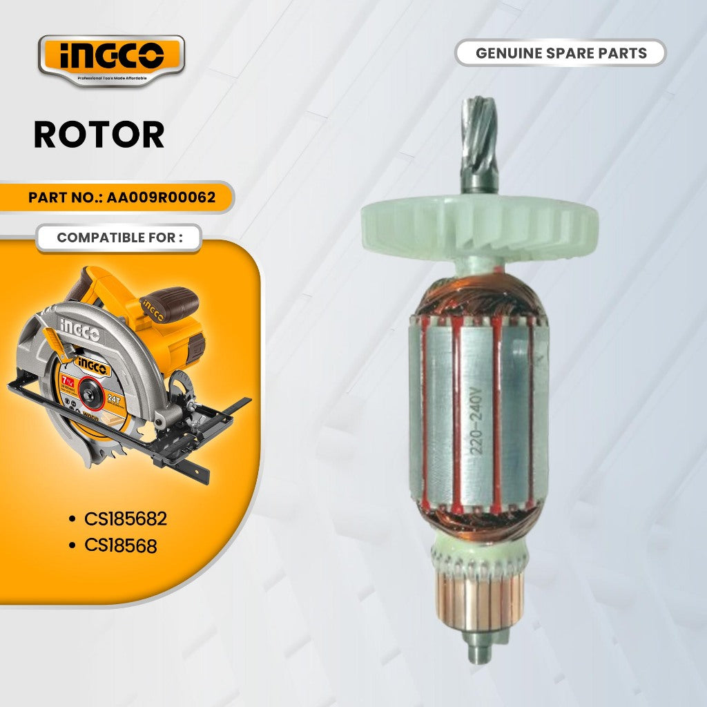 INGCO AA009R00062 Circular Saw 1600W Rotor ING-SP