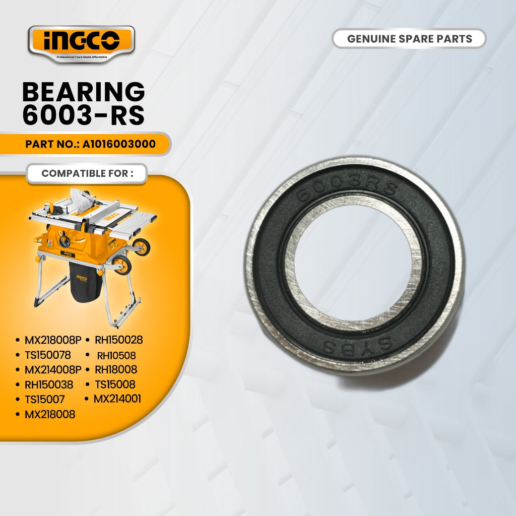 INGCO A1016003000 Mixer, Rotary Hammer, Table Saw, Electric Mixer, and Selected Tools Bearing6003-RS ING-SP