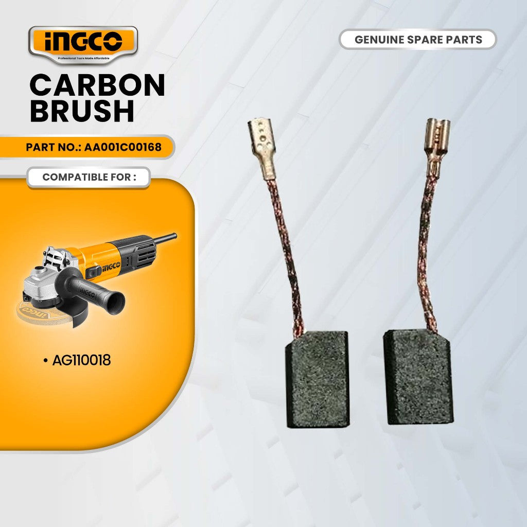 INGCO AA001C00168 Carbon Brush for AG110018 Angle Grinder 1100W ING-SP