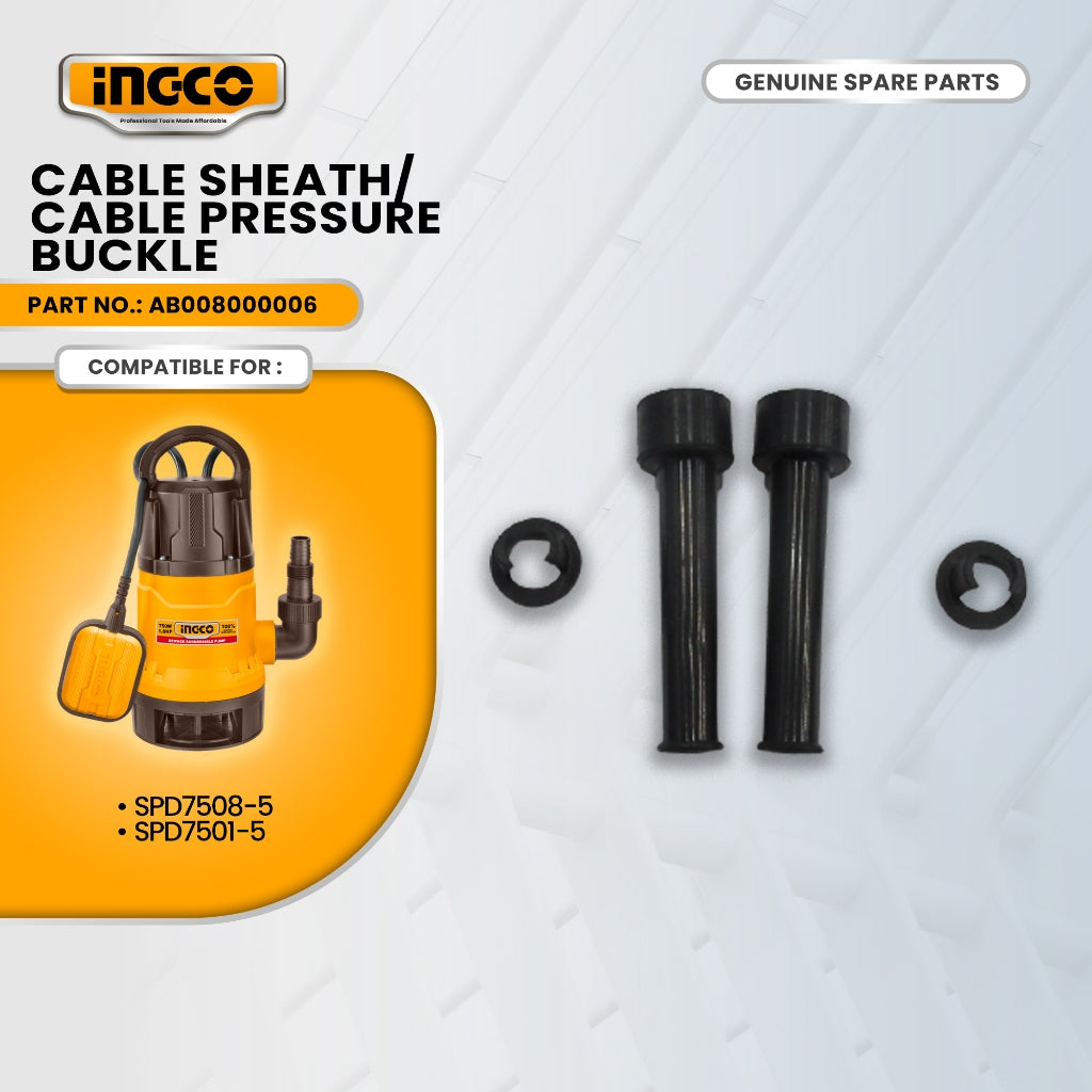 INGCO AB008000006 Cable Sheath/Cable Pressure Buckle for SPD7508-5 Sewage Submersible Pump 750W (1.0 ING-SP