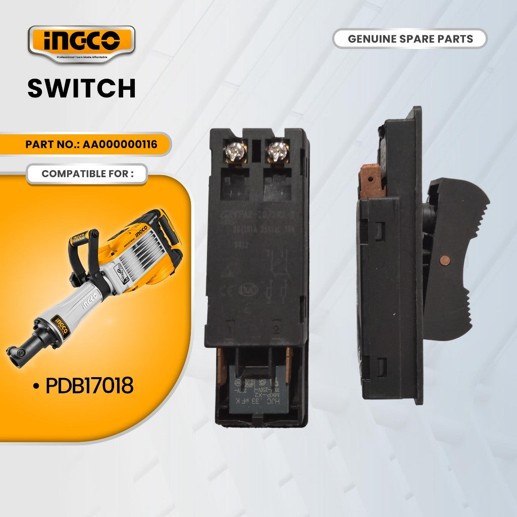 INGCO AA000000116 Switch for PDB17018 Demolition Breaker 1700W ING-SP