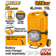 INGCO CPWLI4006 20V cordless pressure washer, 15L brushless motor