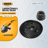 INGCO AA003G00023 Large/Small Bevel Gear for AG20008 Angle Grinder 2000W 7" 8000rpm ING-SP