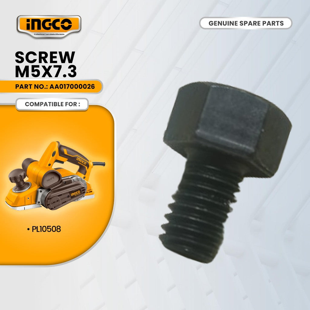 INGCO AA017000026 screw M5x7.3 for PL10508 Electric Planer 1050W ING-SP