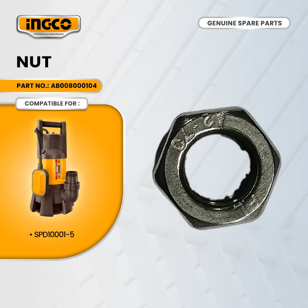 INGCO AB008000104 Nut for SPD10001-5 Submersible Water Pump 1000W ING-SP