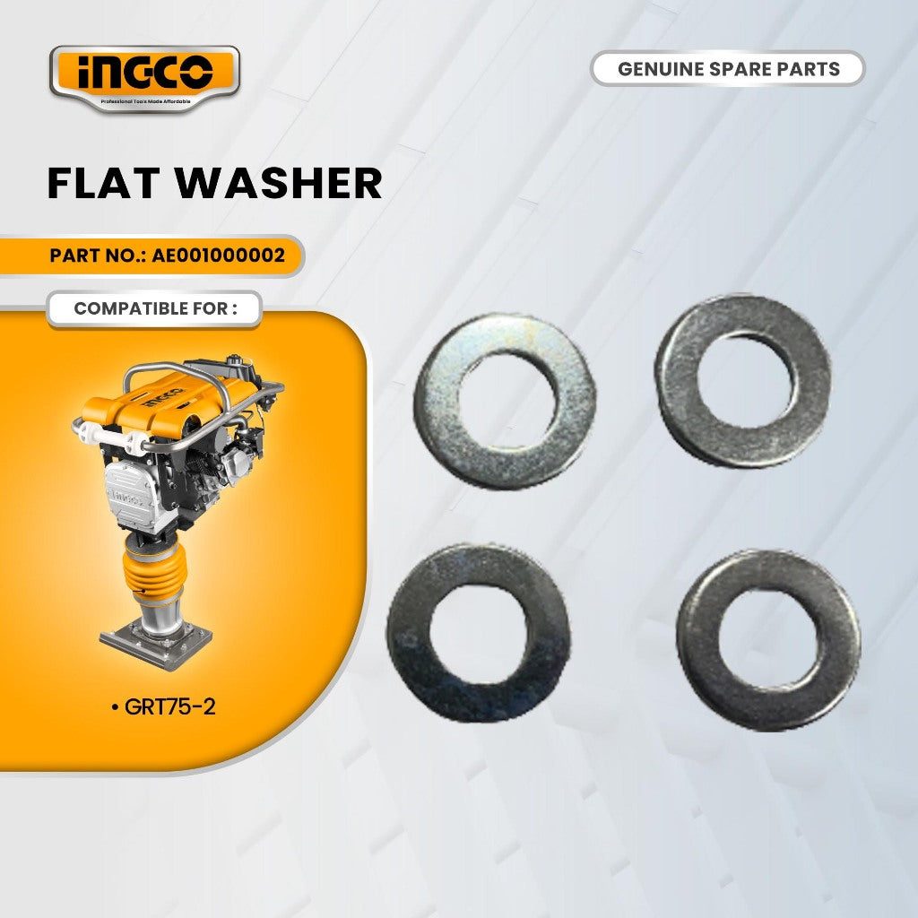 INGCO AE001000002 Flat Washer for GRT75-2 Gasoline Tamprammer 6.5HP (79KGS) ING-SP