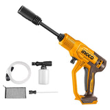 P20S/20V Lithium-Ion Cordless Pressure Washer (24.8Bar/2.8L/min) ING-CT