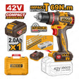 INGCO 42V 69Nm Brushless Cordless Impact Drill (CIDLI426981)