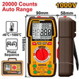 INGCO DM410003 digital multimeter, TRMS 2000 counts for voltage/current/resistance