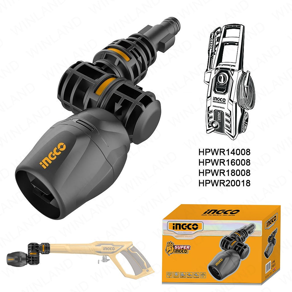 Ingco by Winland 360° Integrated Rotary Nozzle Suitable for High Pressure Washer AMSG360 ING-HT